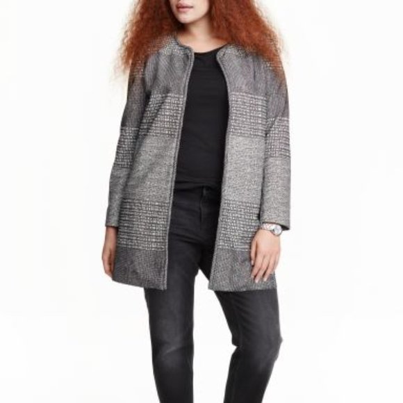 H&M+ Textured coat - Picture 1 of 5